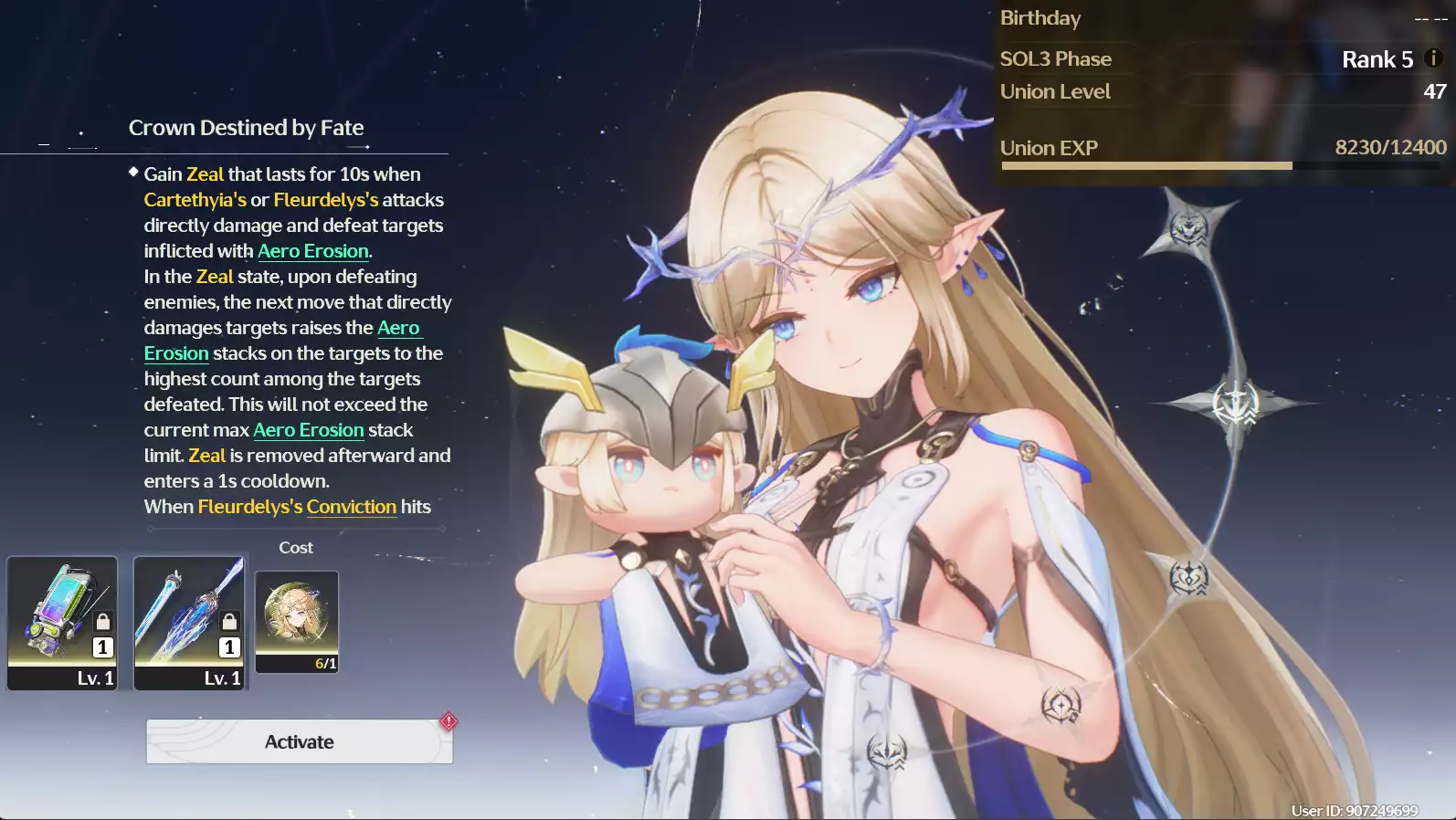 (SEA) UL45 Cartethyia RC6 Trấn + Verina