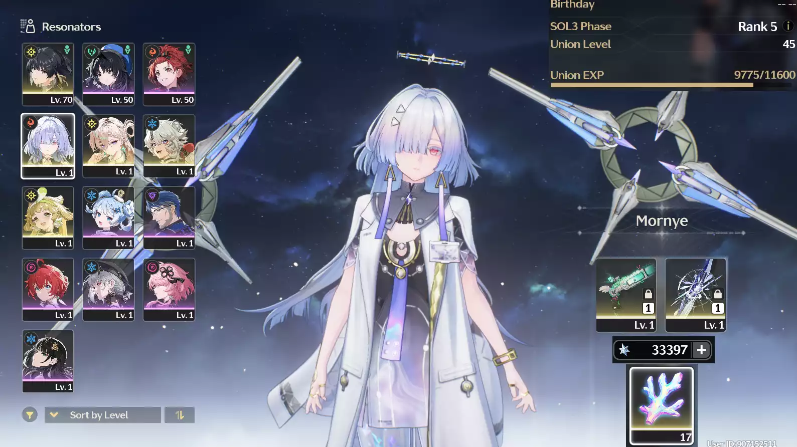 (SEA) UL45 Lynae Trấn + Mornye Trấn + 210 vé limit + Verina