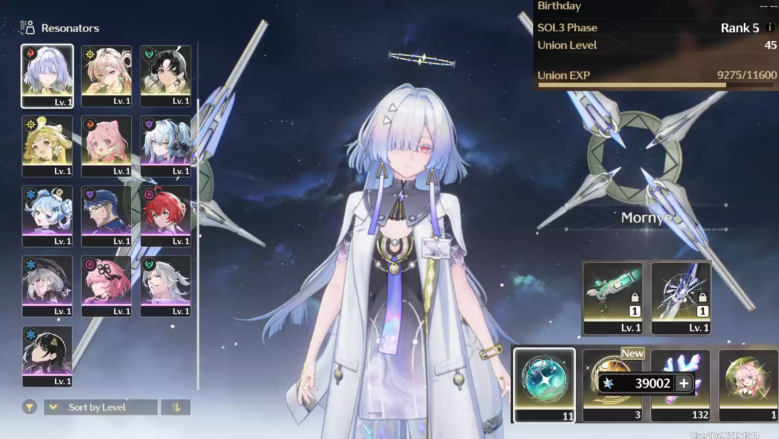 (SEA) UL45 Lynae Trấn + Mornye Trấn + 263 vé limit + Verina + Encore