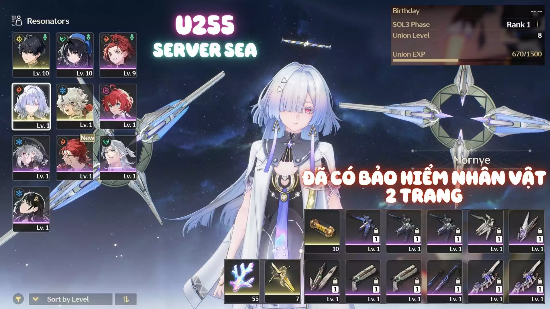 Acc Khởi Đầu Có Mornye