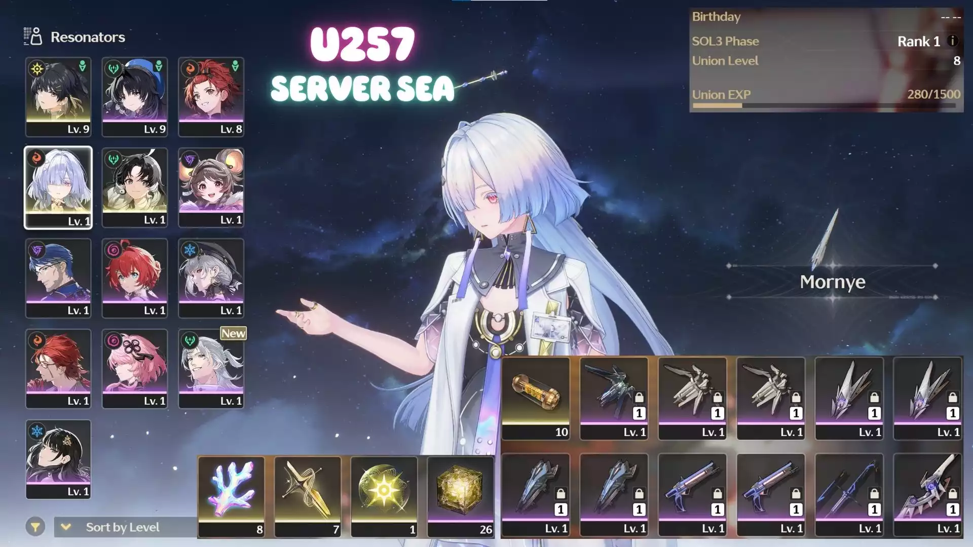 Acc Khởi Đầu Có Mornye