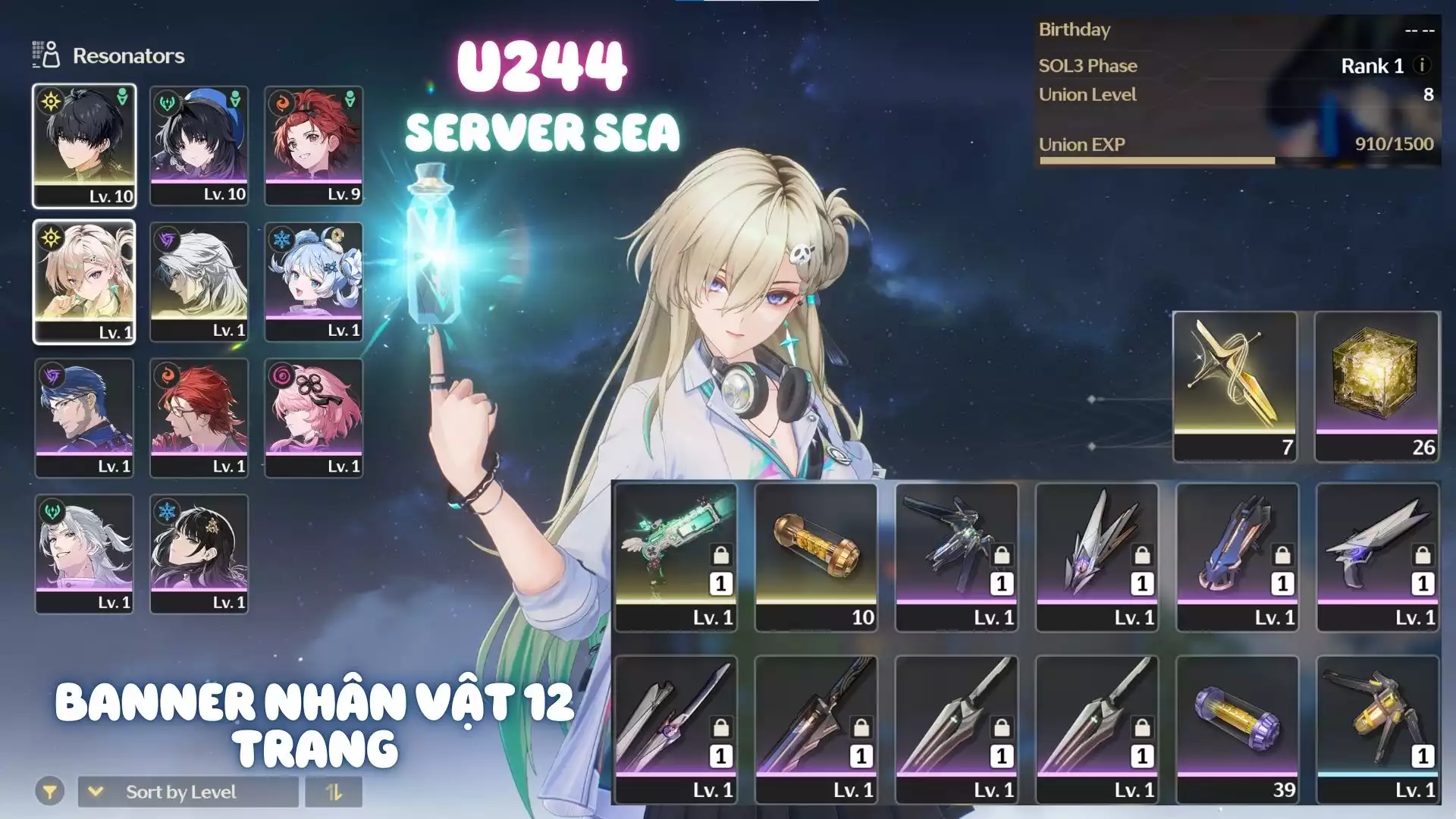 Acc Khởi Đầu Có Lynae Trấn