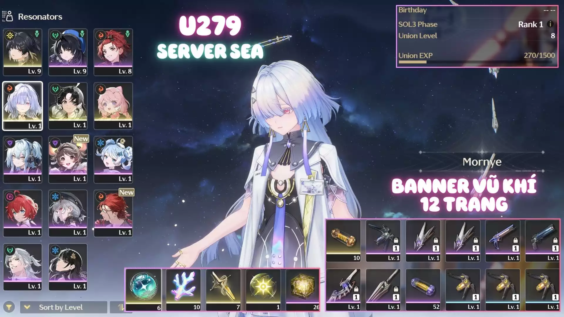 Acc Khởi Đầu Có Mornye