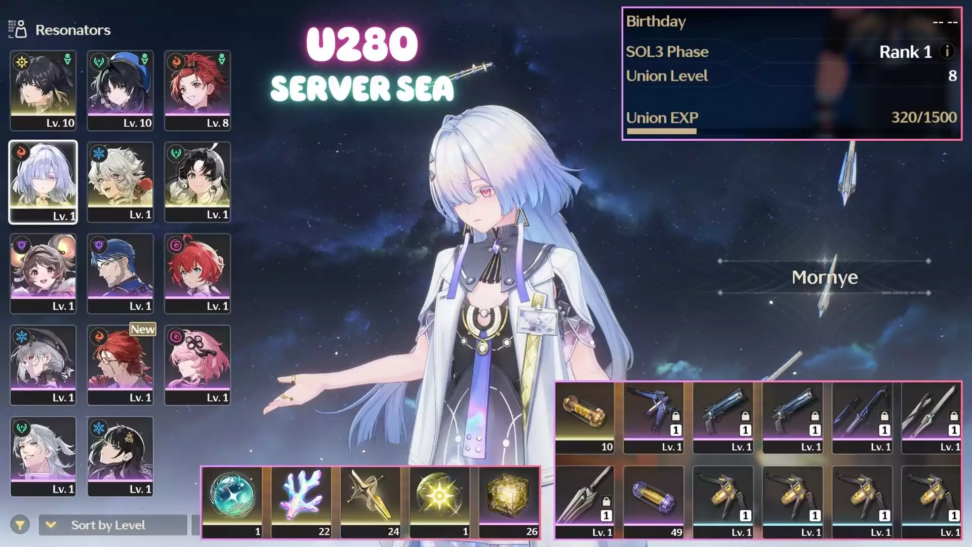 Acc Khởi Đầu Có Mornye