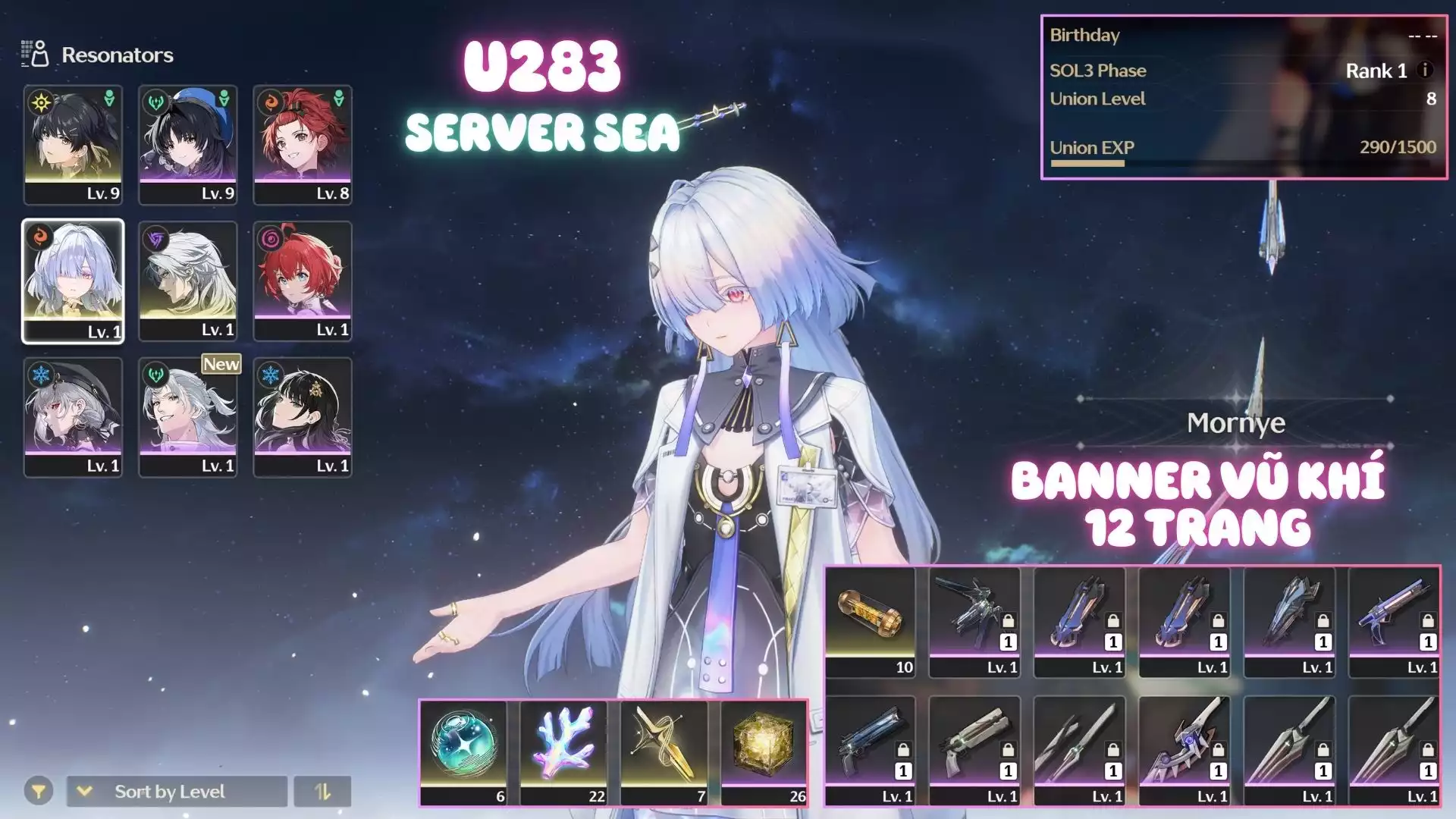 Acc Khởi Đầu Có Mornye