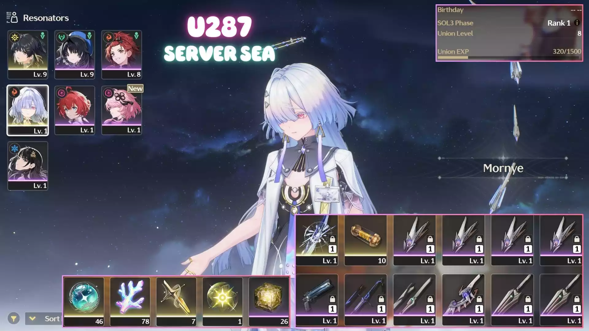 Acc Khởi Đầu Có Mornye Trấn