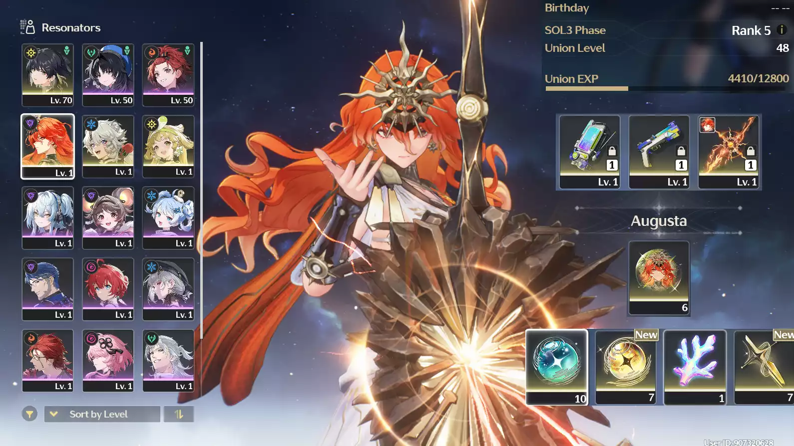 (SEA) UL45 Augusta RC6 Trấn + Verina