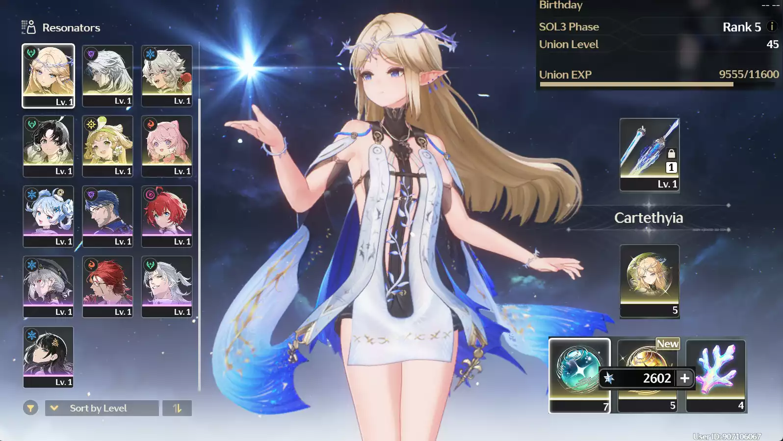 (SEA) UL45 Cartethyia RC5 Trấn + Verina + Encore