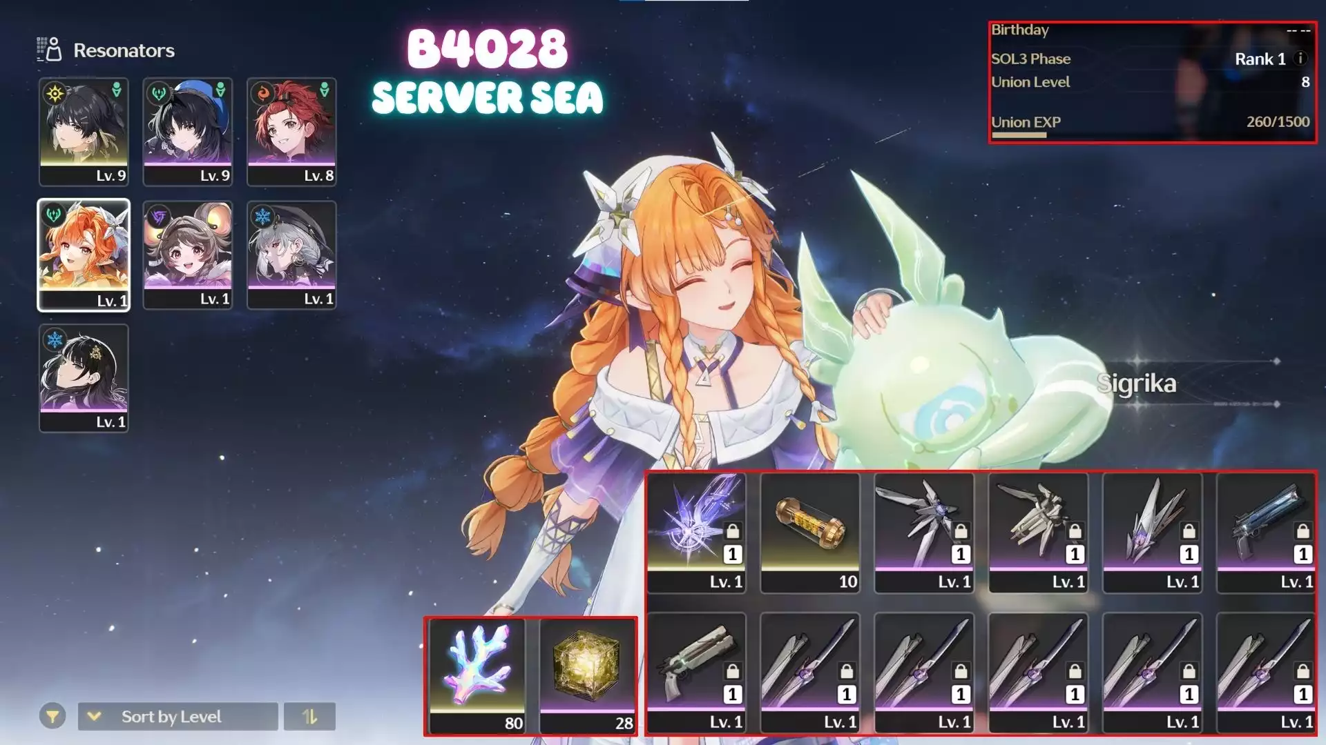 Acc Khởi Đầu Sigrika Trấn