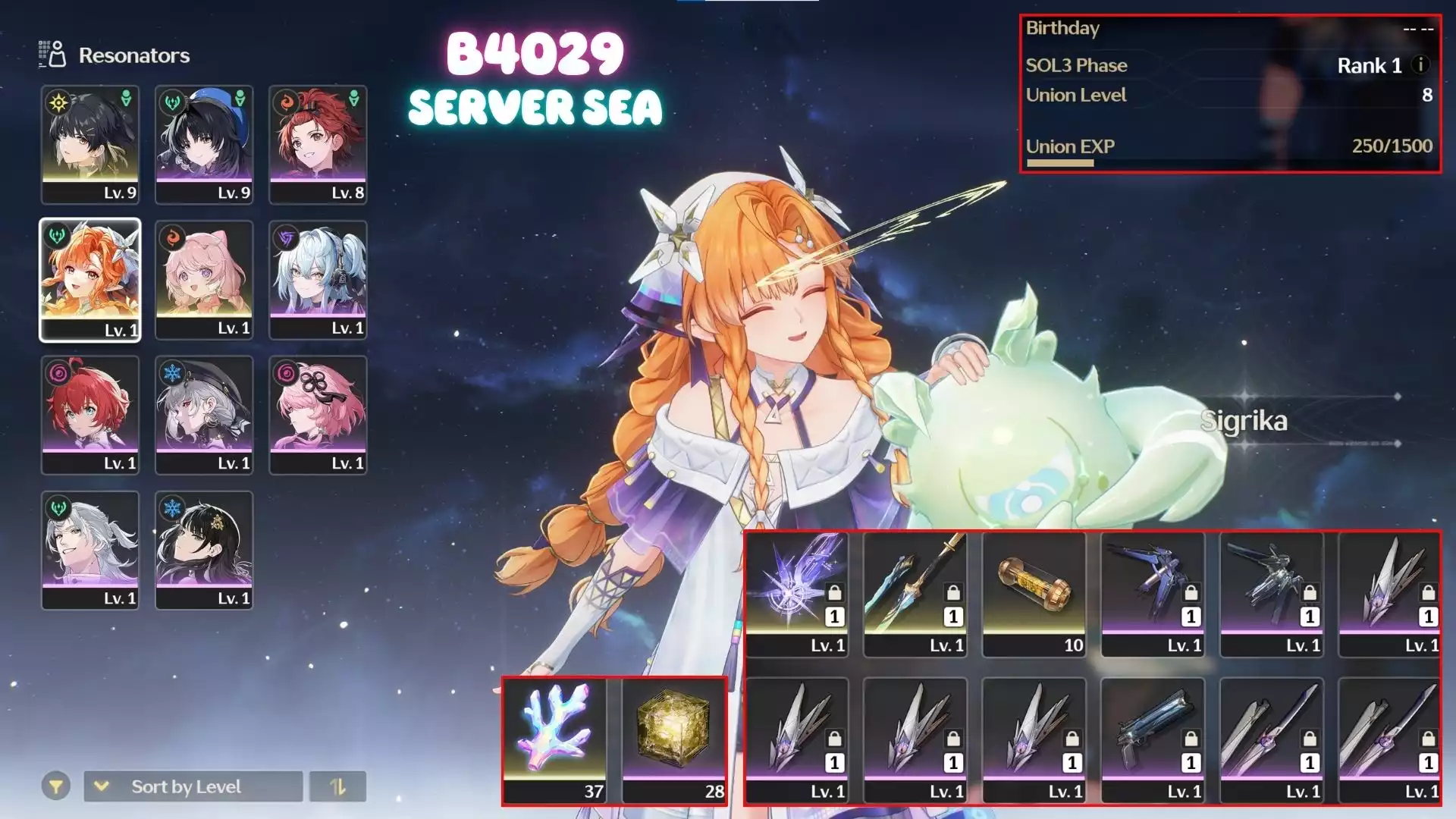 Acc Khởi Đầu Sigrika Trấn