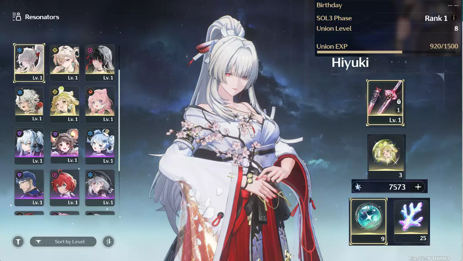 (SEA) UL8 Hyuki Trấn + Lynae + Chisa + Verina(zin map, zin nhiệm vụ. zin x2)
