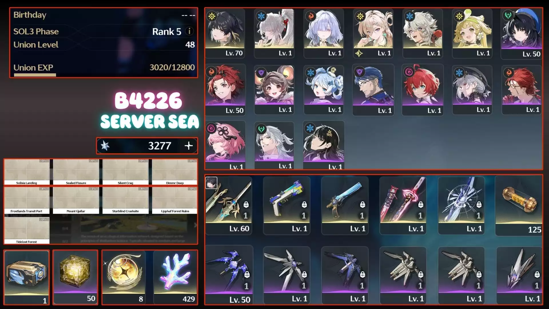 Hiyuki Trấn, Mornye Trấn, Lynae ( Dư 3k Đá + 429 Sừng )