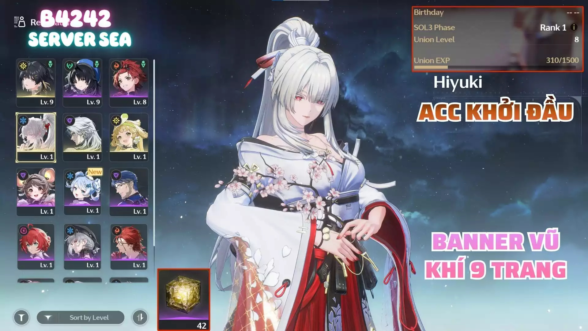 Acc Khởi Đầu Có Hiyuki